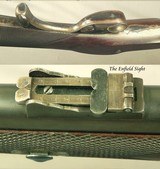 JAMES ASTON: UNBELEIVABLE UNFIRED 1860 CALIBER 58 BRITISH PERCUSSION ENFIELD SPORTING MUSKET in ORIGINAL OAK CASE - OVERALL 97% ORIG. COND. - 4 of 11
