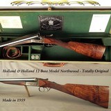 HOLLAND & HOLLAND 12 BORE - NORTHWOOD MODEL BOXLOCK EJECTOR LIGHT GAME GUN - 28