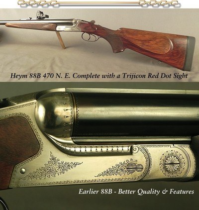 HEYM 470 NITRO EXPRESS MODEL 88B - 24