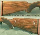 RIGBY - 416 RIGBY - LONDON BUILT - SINGLE SQUARE M98 MAGNUM MAUSER ACTION - BUILT in 2014 - REMAINS UNFIRED - 1/4 RIB - 22