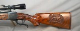 Ruger #1 Falling Block in 30-06 Carved w Champlin Barrel. - 3 of 11