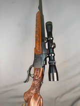 Ruger #1 Falling Block in 30-06 Carved w Champlin Barrel. - 7 of 11