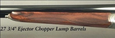 RENATO GAMBA 20 BORE ITALIAN SIDELOCK EJECTOR - MODEL LONDON - 27 3/4