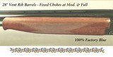 BROWNING 1982 28 BORE CITORI with FIXED CHOKES - UNFIRED in the BROWNING CASE - FEATHERWEIGHT - 28