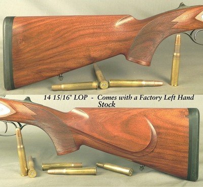 KRIEGHOFF 500/416 - FACTORY RIGHT & LEFT HAND STOCKS - HORNADY AMMO-CASES - C&H DIES - QD PIVOT MOUNTS - ZEISS SCOPE - OVERALL 98% CONDITION - SOLD - Image 4 of 5