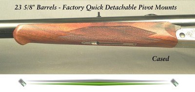 KRIEGHOFF 500/416 - FACTORY RIGHT & LEFT HAND STOCKS - HORNADY AMMO-CASES - C&H DIES - QD PIVOT MOUNTS - ZEISS SCOPE - OVERALL 98% CONDITION - SOLD - Image 5 of 5