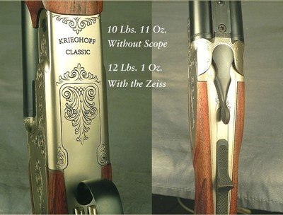 KRIEGHOFF 500/416 - FACTORY RIGHT & LEFT HAND STOCKS - HORNADY AMMO-CASES - C&H DIES - QD PIVOT MOUNTS - ZEISS SCOPE - OVERALL 98% CONDITION - SOLD - Image 3 of 5