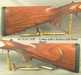 KRIEGHOFF 500/416 - FACTORY RIGHT & LEFT HAND STOCKS - HORNADY AMMO-CASES - C&H DIES - QD PIVOT MOUNTS - ZEISS SCOPE - OVERALL 98% CONDITION - SOLD - Image 4 of 5