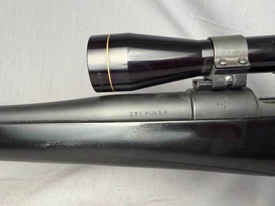 Mauser Model 98 Custom Rifle in 375 Ruger Bore Like New Crisp Trigger Great Hunting Gun Includes Scope - Image 7 of 14