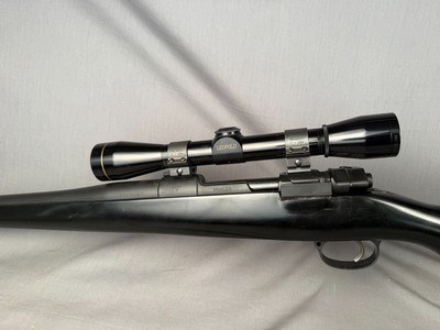 Mauser Model 98 Custom Rifle in 375 Ruger Bore Like New Crisp Trigger Great Hunting Gun Includes Scope - Image 8 of 14