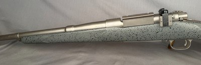 Winchester Model 70 Pre 64 Custom - All Metal Work By Griffin & Howe - New Barrel Unfired 338 WINMAG - Action made in 1959 - McMillan Stock - Image 8 of 11