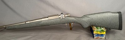 Winchester Model 70 Pre 64 Custom - All Metal Work By Griffin & Howe - New Barrel Unfired 338 WINMAG - Action made in 1959 - McMillan Stock - Image 9 of 11