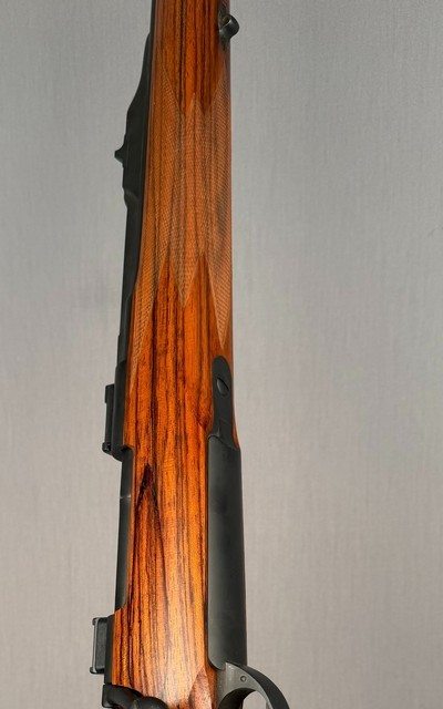 ROGER GREEN - FN MAUSER CUSTOM - 300 WIN. MAG. - LILJA Bbl. - BLACKBURN BOTTOM METAL - 1/4 RIB - NICE WOOD - BORE as NEW - CLASSIC - Image 8 of 13