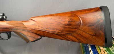 ROGER GREEN - FN MAUSER CUSTOM - 300 WIN. MAG. - LILJA Bbl. - BLACKBURN BOTTOM METAL - 1/4 RIB - NICE WOOD - BORE as NEW - CLASSIC - Image 8 of 13