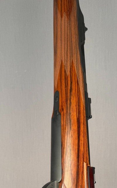 ROGER GREEN - FN MAUSER CUSTOM - 300 WIN. MAG. - LILJA Bbl. - BLACKBURN BOTTOM METAL - 1/4 RIB - NICE WOOD - BORE as NEW - CLASSIC - Image 5 of 13