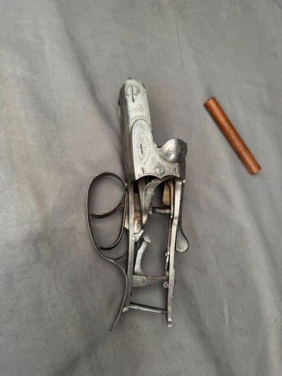 J.P. Sauer - Suhl - Pre -War Complete Action 12 Gauge - No Barrels - No Forend Metal - No Wood - Image 2 of 7