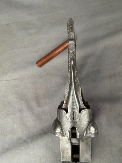 J.P. Sauer - Suhl - Pre -War Complete Action 12 Gauge - No Barrels - No Forend Metal - No Wood - Image 5 of 7