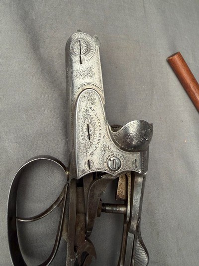 J.P. Sauer - Suhl - Pre -War Complete Action 12 Gauge - No Barrels - No Forend Metal - No Wood - Image 1 of 7