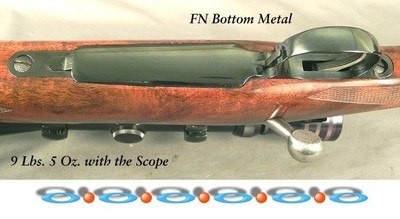 DALE GOENS - 243 WIN - FN MAUSER ACTION - AMERICAN CLASSIC STYLE with VERY NICE WORKMANSHIP - GOENS WRAP AROUND POINT PATTERN CHECKERING - RDFL 3 x 9 - Image 6 of 6