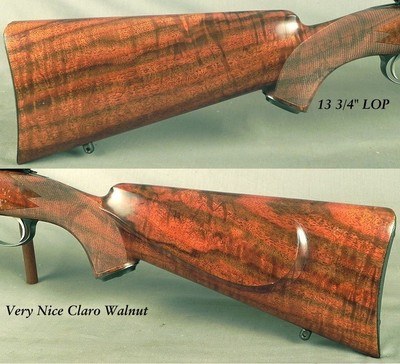 DALE GOENS - 243 WIN - FN MAUSER ACTION - AMERICAN CLASSIC STYLE with VERY NICE WORKMANSHIP - GOENS WRAP AROUND POINT PATTERN CHECKERING - RDFL 3 x 9 - Image 4 of 6