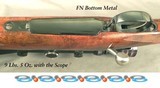 DALE GOENS - 243 WIN - FN MAUSER ACTION - AMERICAN CLASSIC STYLE with VERY NICE WORKMANSHIP - GOENS WRAP AROUND POINT PATTERN CHECKERING - RDFL 3 x 9 - Image 6 of 6