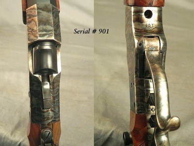 CPA RIFLE by PAUL SHUTTLEWORTH - REPLICATE STEVENS 44 1/2 SINGLE SHOT w/ 3 Bbls. - SILHOULETTE MODEL - DELUXE WOOD - .45-90 & .40-65 Win. & 22 LR - Image 6 of 10