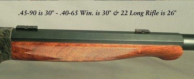 CPA RIFLE by PAUL SHUTTLEWORTH - REPLICATE STEVENS 44 1/2 SINGLE SHOT w/ 3 Bbls. - SILHOULETTE MODEL - DELUXE WOOD - .45-90 & .40-65 Win. & 22 LR - Image 7 of 10