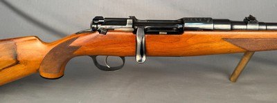 MANNLICHER SCHOENAUER 270 WIN - MODEL 1950 CARBINE- MADE in 1951- VERY NICE FULL LENGTH STOCK- SINGLE TRIGGER- NICE! - Image 2 of 14