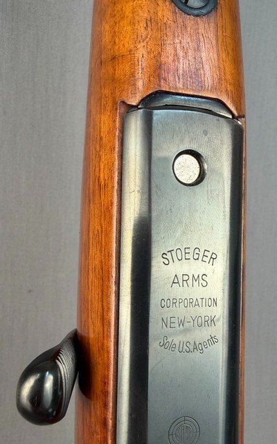 MANNLICHER SCHOENAUER 270 WIN - MODEL 1950 CARBINE- MADE in 1951- VERY NICE FULL LENGTH STOCK- SINGLE TRIGGER- NICE! - Image 13 of 14