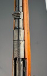 MANNLICHER SCHOENAUER 270 WIN - MODEL 1950 CARBINE- MADE in 1951- VERY NICE FULL LENGTH STOCK- SINGLE TRIGGER- NICE! - Image 8 of 14