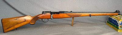 MANNLICHER SCHOENAUER 270 WIN - MODEL 1950 CARBINE- MADE in 1951- VERY NICE FULL LENGTH STOCK- SINGLE TRIGGER- NICE! - Image 4 of 14