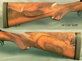 LEFT HAND DAKOTA 416 REM. MAG AFRICAN BEST GRADE - UNFIRED - EARLIER DAKOTA - SCHMIDT & BENDER 1.5 x 6 - 1/4 RIB with a FIXED STANDING SIGHT - 100% - Image 4 of 5