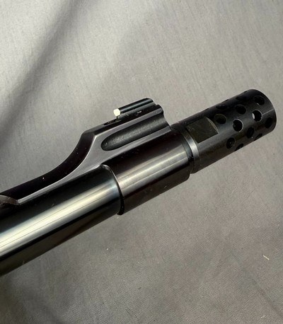 Ruger M77 Hawkeye Hunter LEFT HAND in 416. Ruger  LIKE NEW 100% WOOD 100% Checkering 100% Blue - Image 5 of 13