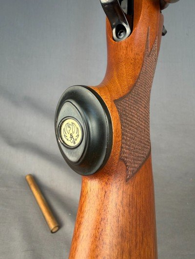 Ruger M77 Hawkeye Hunter LEFT HAND in 416. Ruger  LIKE NEW 100% WOOD 100% Checkering 100% Blue - Image 9 of 13