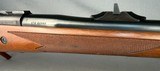 Ruger M77 Hawkeye Hunter LEFT HAND Threaded in 375 Ruger  LIKE NEW 100% WOOD 100% Checkering 100% Blue - Image 10 of 12