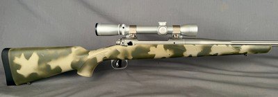 E.R. SHAW - MK-VII -SAVAGE ACTION - LEFT HAND - 338-06 ACKLEY - CUSTOM RIFLE - FLUTED BARREL - PENTAX 4-8x SCOPE - CRISP TRIGGER - Image 1 of 11