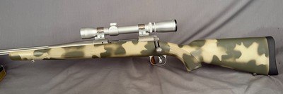 E.R. SHAW - MK-VII -SAVAGE ACTION - LEFT HAND - 338-06 ACKLEY - CUSTOM RIFLE - FLUTED BARREL - PENTAX 4-8x SCOPE - CRISP TRIGGER - Image 10 of 11