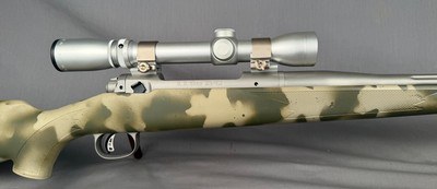 E.R. SHAW - MK-VII -SAVAGE ACTION - LEFT HAND - 338-06 ACKLEY - CUSTOM RIFLE - FLUTED BARREL - PENTAX 4-8x SCOPE - CRISP TRIGGER - Image 3 of 11