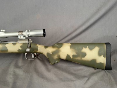 E.R. SHAW - MK-VII -SAVAGE ACTION - LEFT HAND - 338-06 ACKLEY - CUSTOM RIFLE - FLUTED BARREL - PENTAX 4-8x SCOPE - CRISP TRIGGER - Image 9 of 11