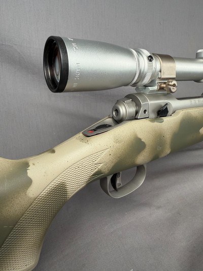 E.R. SHAW - MK-VII -SAVAGE ACTION - LEFT HAND - 338-06 ACKLEY - CUSTOM RIFLE - FLUTED BARREL - PENTAX 4-8x SCOPE - CRISP TRIGGER - Image 7 of 11