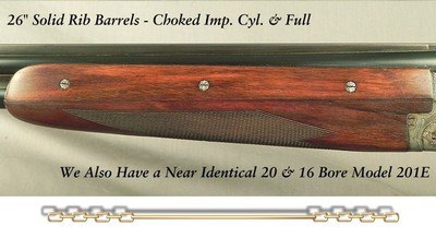 MERKEL 28 BORE - 1975 CLASSIC SUHL - MADE WHEN it WAS the REAL THING - ALSO HAVE a 20 & 16 NEARLY IDENTICAL - MODEL 201E - SINGLE SELECTIVE TRIGGER - Image 5 of 5