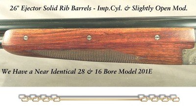 MERKEL 20 BORE - 1986 CLASSIC SUHL - MADE WHEN it WAS the REAL THING - ALSO HAVE a 28 & 16 NEARLY IDENTICAL - MODEL 201E -SINGLE NON-SELECTIVE TRIGGER - Image 5 of 5