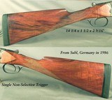 MERKEL 20 BORE - 1986 CLASSIC SUHL - MADE WHEN it WAS the REAL THING - ALSO HAVE a 28 & 16 NEARLY IDENTICAL - MODEL 201E -SINGLE NON-SELECTIVE TRIGGER - Image 4 of 5