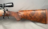 Savage Action Custom Rifle Left Hand in 22-250 REMINGTON 22In Barrel Beautiful Wood BSA Platinum Scope 6-24x - Image 8 of 12