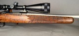 Savage Action Custom Rifle Left Hand in 22-250 REMINGTON 22In Barrel Beautiful Wood BSA Platinum Scope 6-24x - Image 11 of 12