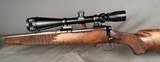 Savage Action Custom Rifle Left Hand in 22-250 REMINGTON 22In Barrel Beautiful Wood BSA Platinum Scope 6-24x - Image 4 of 12