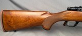 Ruger M77 Hawkeye Hunter LEFT HAND Threaded in 338 RCM LIKE NEW 100% WOOD 100% Checkering 100% Blue - Image 2 of 11