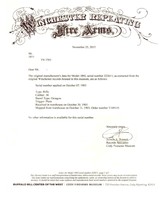 Winchester Model 1892 Rifle made in 1903 with Cody Letter - 20 of 20