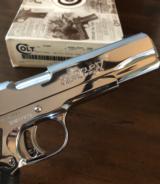 Colt NIB Bright Stainless National Match Gold Cup Enhanced 45 - 6 of 10