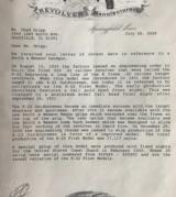 S&W K-22 Outdoorsman Prewar Mint Numbered Box, Paperwork, Letter - 15 of 15